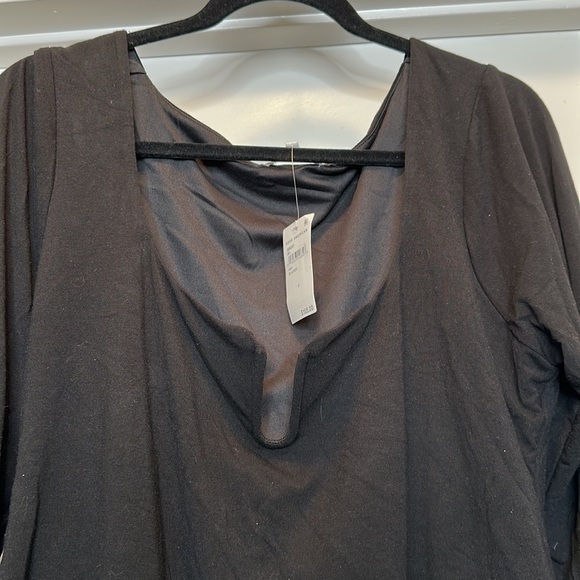 Good American Touch Ring Black Bodysuit Sz3X - Picture 4 of 11